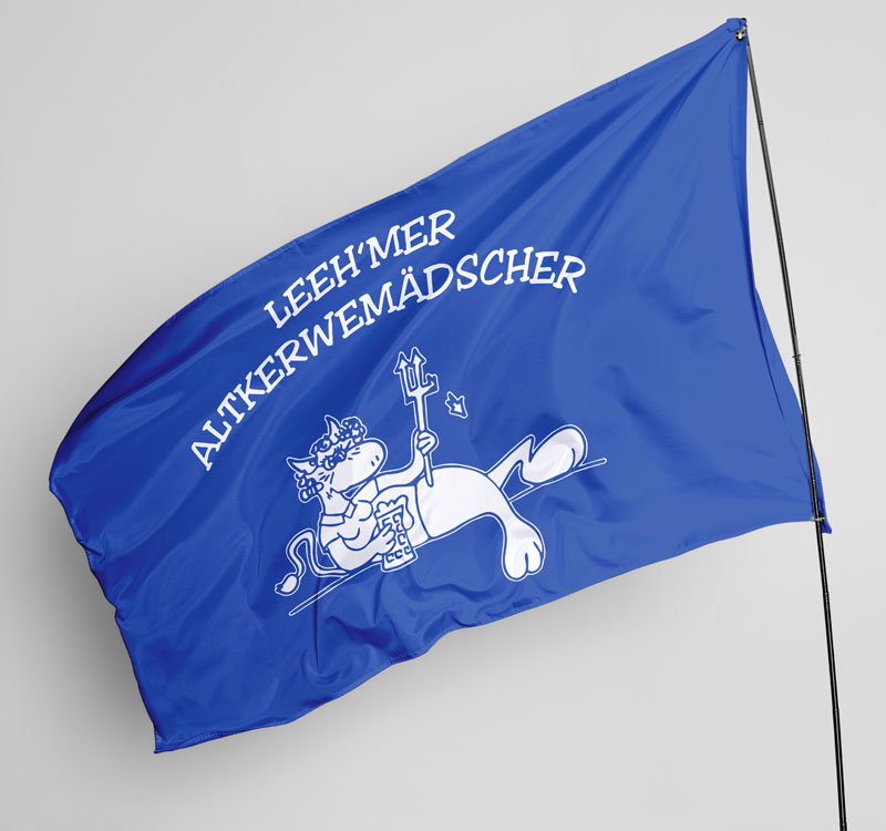 Leeheimer Altkerwemädscher Fahne